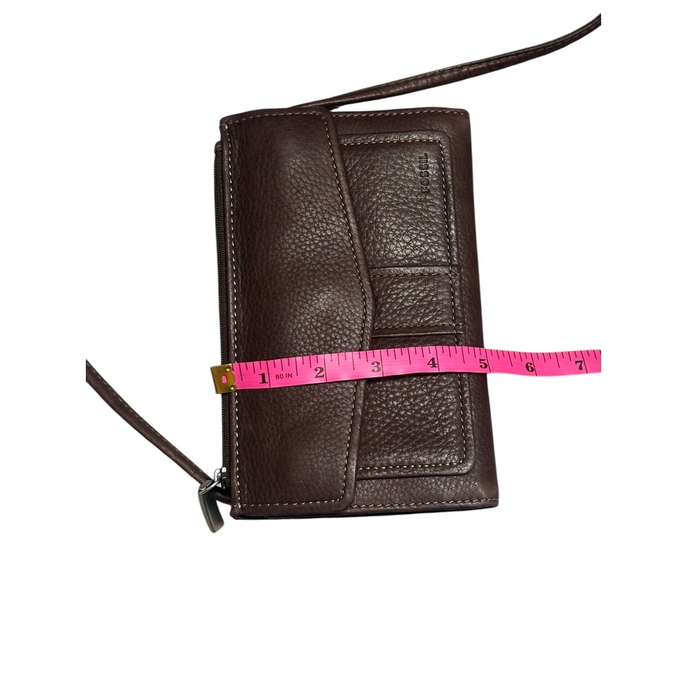 Fossil Brown Pebbled‎ Leather Crossbody
Wallet Bag - Picture 16 of 16